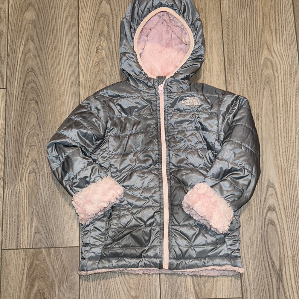 North Face Girls Reversible Coat